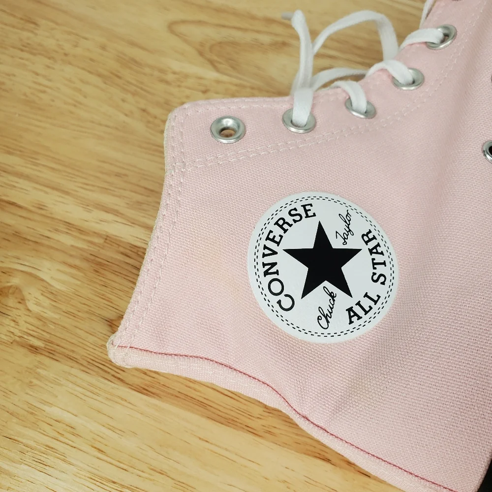 Converse Chuck Taylor All Star Lift Platform Sneakers Womens Size 9 Pink - Picture 11 of 13